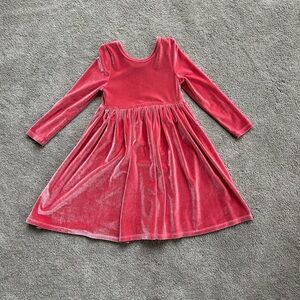 Pink Chicken Girls Velour Steph Dress